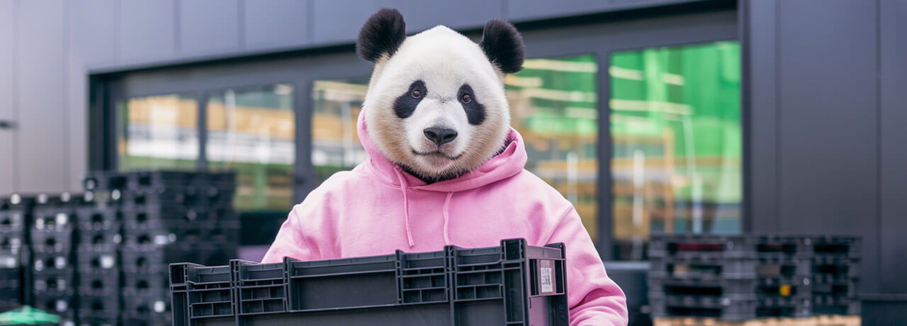 Pandabox Lagermaterial